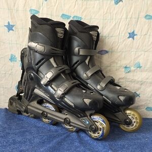 Black Rollerblade Inline Skates with Straps